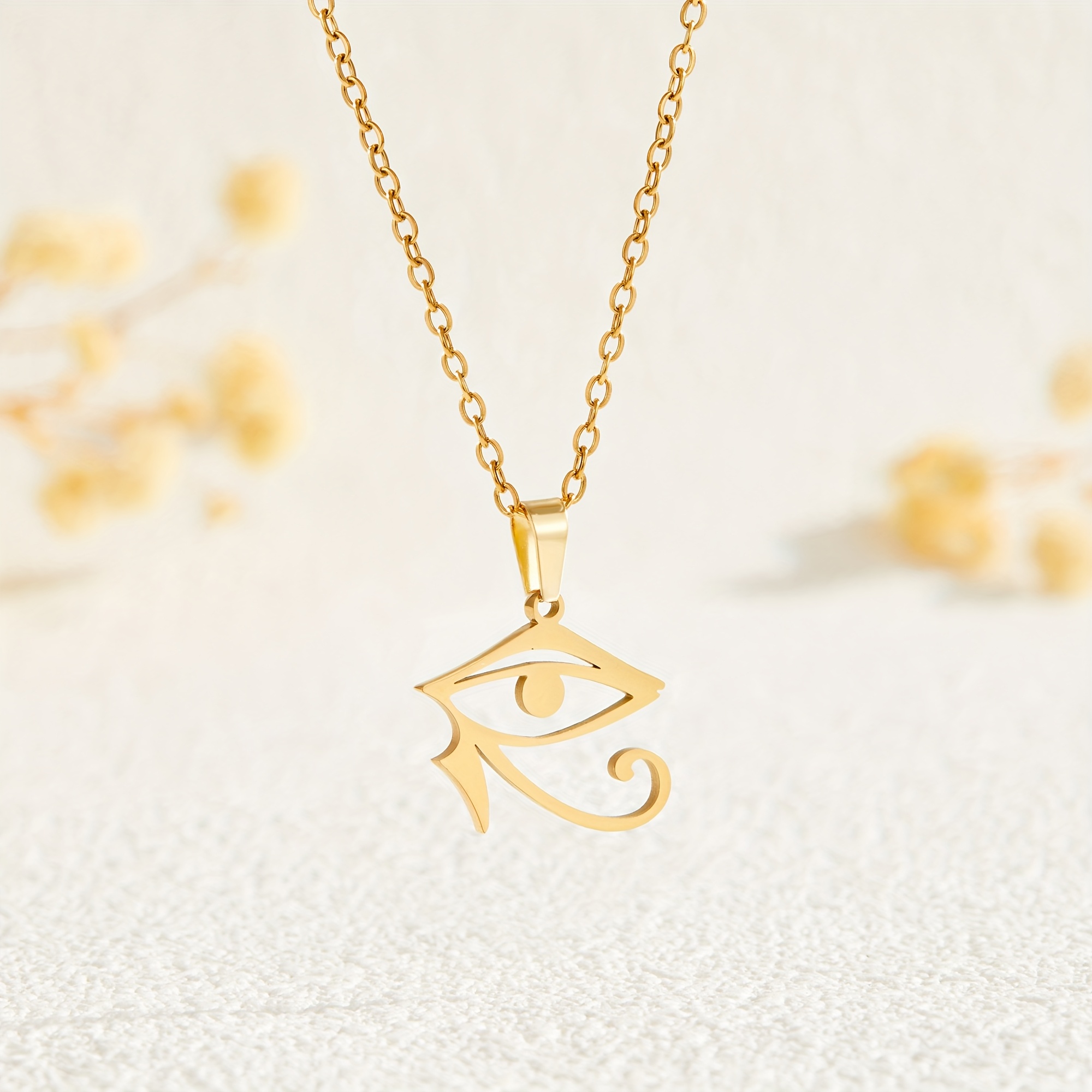 Horus Eye Necklace — 304 Stainless Steel Jewelry Gift
